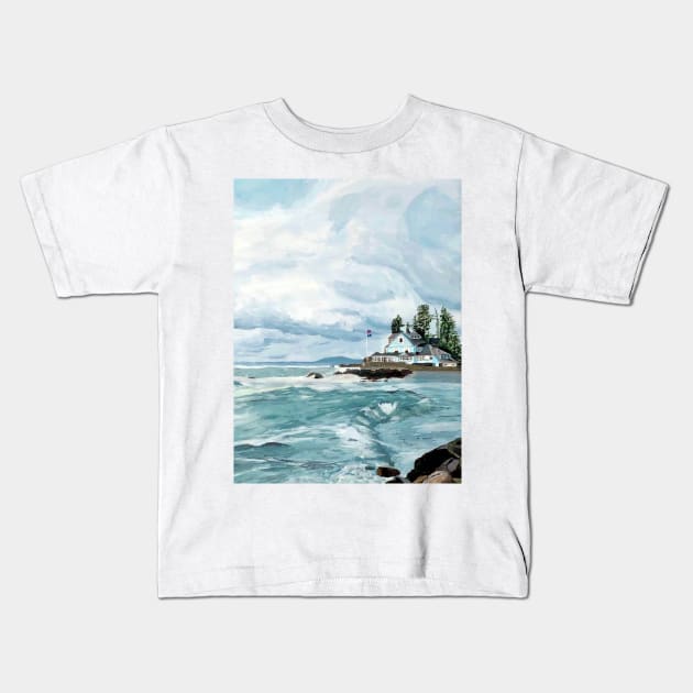 Kennebunk, Maine Kids T-Shirt by caseykenreich